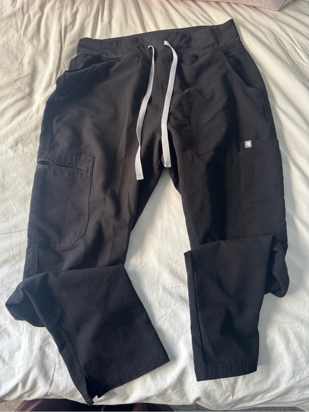 Black High Waisted Skinny Yola Figs